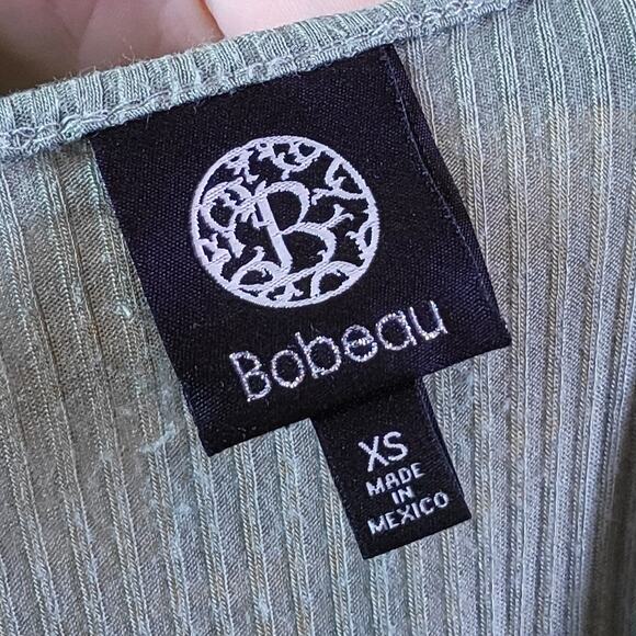 Bobeau Sage Green Short Sleeve Blouse, XS - Picture 4 of 4